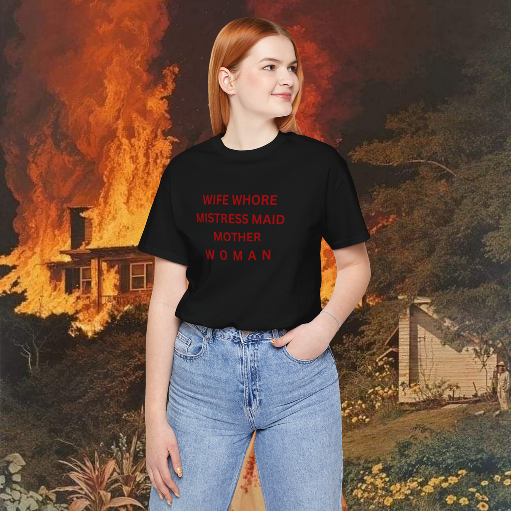 Wife Wh0re Mistress Maid Mother Woman Tee | Doll People Tee